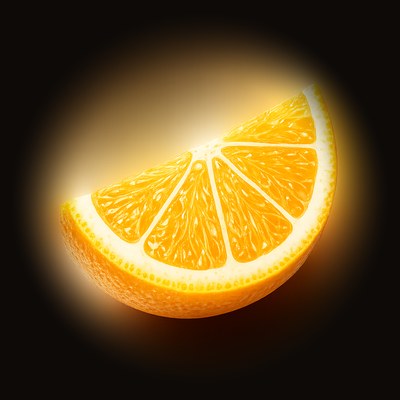 Spicchio di arancia dolce